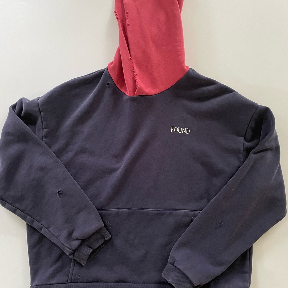 FOUND Red and Black Hoodie